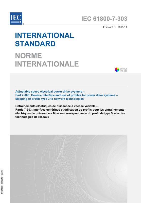 Cover IEC 61800-7-303:2015